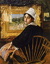 A Study The Artist's Wife 1892 By William Merritt Chase