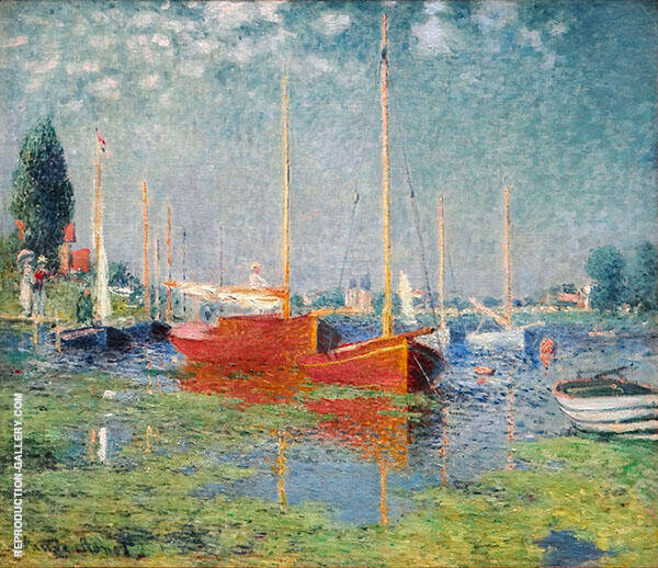 Pleasure Boats at Argenteuil 1875 -2 | Oil Painting Reproduction