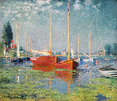 Pleasure Boats at Argenteuil 1875 -2 By Claude Monet