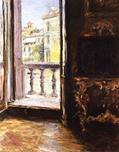 A Venetian Balcony By William Merritt Chase