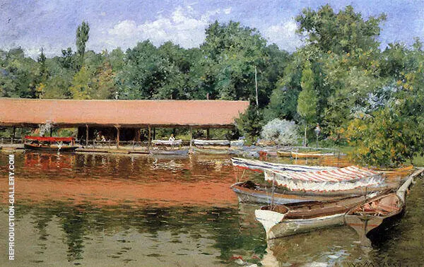 Boat House Prospect Park By William Merritt Chase