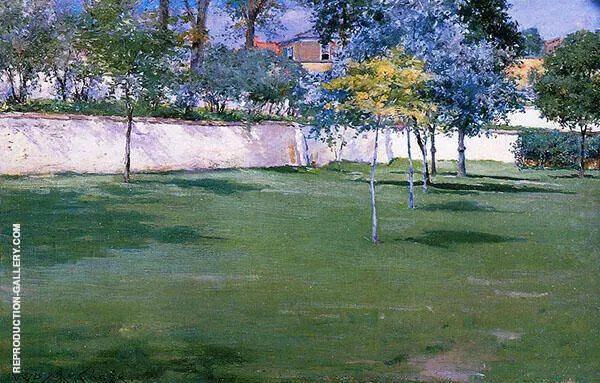 Brooklyn Navy Yard By William Merritt Chase