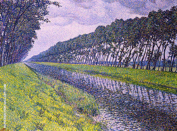 Canal in Flanders 1894 | Oil Painting Reproduction