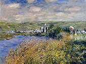 Vetheuil Seen from the Ile Saint Martin 1880 By Claude Monet