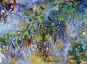 Wisteria 1917 2 By Claude Monet