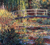 Water Lily Pond Symphony in Rose 1900 By Claude Monet