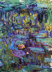 Water Lilies c1914 By Claude Monet