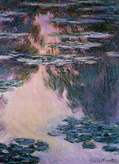 Water Lilies c1907 By Claude Monet