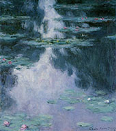 Water Lilies c1907-2 By Claude Monet