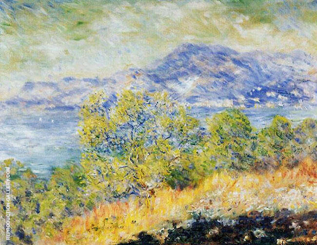 View Near Ventimiglia 1884 by Claude Monet | Oil Painting Reproduction