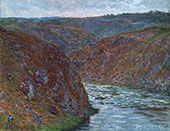 Valley of the Creuse Gray Day 1889 By Claude Monet