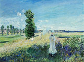 The Walk Argenteuil 1875 By Claude Monet