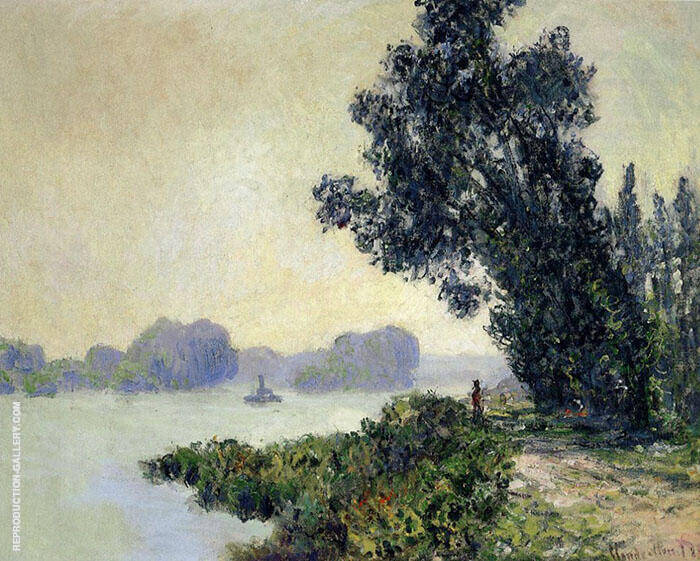 Towpath at Granval 1883 by Claude Monet | Oil Painting Reproduction