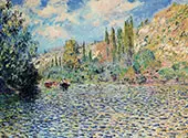 The Seine at Vetheuil 1879 By Claude Monet