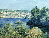 The Seine at Vetheuil 1881 By Claude Monet