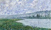 The Seine and the Chaantemesle Hills 1880 By Claude Monet