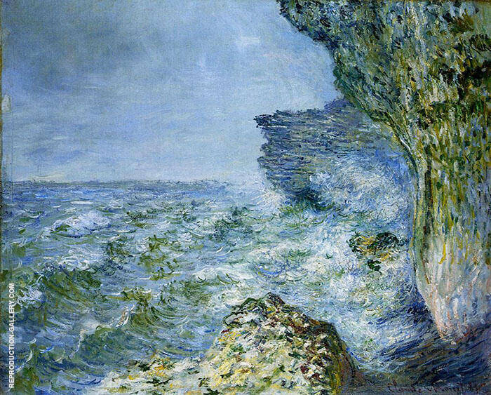 The Sea at Fecamp 1881 by Claude Monet | Oil Painting Reproduction