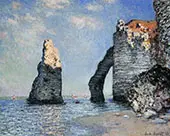 The Rock Needle and the Porte d'Aval 1885 By Claude Monet