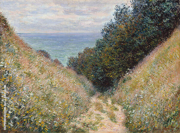 The Path at La Cavee Pourville 1882 | Oil Painting Reproduction