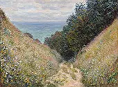 The Path at La Cavee Pourville 1882 By Claude Monet