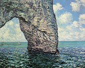 The Manneporte at High Tide 1885 By Claude Monet