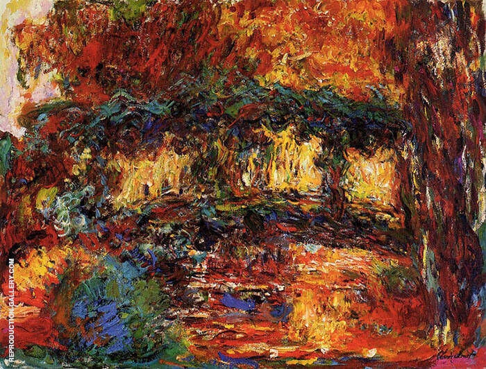 Claude Monet Japanese Bridge 1918 7 | Oil Painting Reproduction
