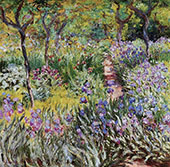 The Iris Garden at Giverny 1899 By Claude Monet
