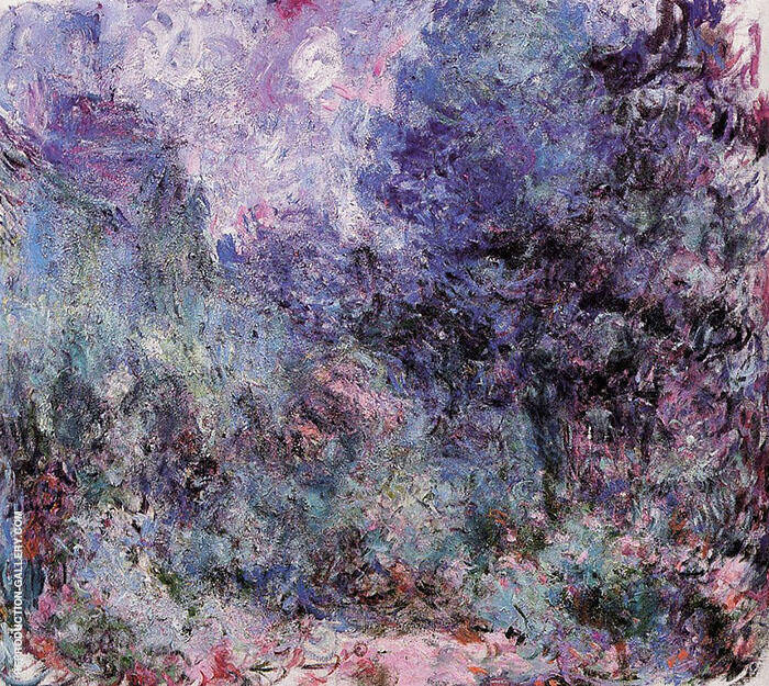 House Seen from the Rose Garden Lilacs 1922 | Oil Painting Reproduction