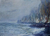 The Effect of Fog Near Dieppe 1882 By Claude Monet
