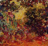 The Artists's House Seen from the Rose Garden c1922 By Claude Monet