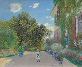 The Artists's House at Argenteuil 1873 By Claude Monet