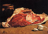 Still Life with Meat c1862 By Claude Monet