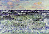 Study of the Sea 1881 By Claude Monet