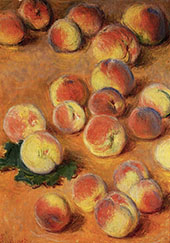 Peaches 1883 By Claude Monet