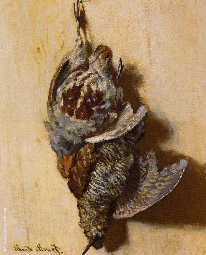 Partridge and Woodcock 1872 by Claude Monet | Oil Painting Reproduction