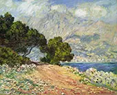Menton Seen from Cap Martin 1884 By Claude Monet