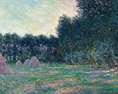 Meadow with Haystacks 1885 By Claude Monet