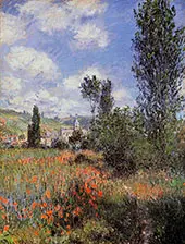 Lane in the Poppy Fields Ile Saint Martin 1880 By Claude Monet