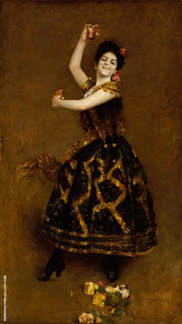 Carmencita 1890 By William Merritt Chase