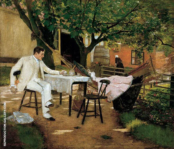 Sunlight and Shadow 1884 By William Merritt Chase