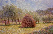 Haystacks at Giverny 1895 By Claude Monet