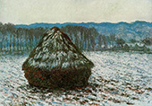 Grainstacks c1890 By Claude Monet