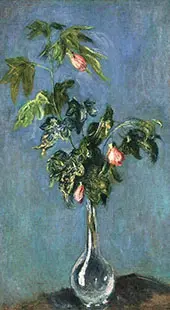Flowers in a Vase By Claude Monet