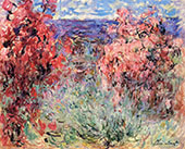 Flowering Trees near the Coast c1920 By Claude Monet