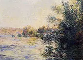 Evening Effect on the Seine 1881 By Claude Monet