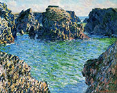 Coming into Port Goulphar Belle Ile 1886 By Claude Monet