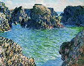 Coming into Port Goulphar Belle Ile 1886 By Claude Monet