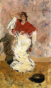 Dancing Girl By William Merritt Chase