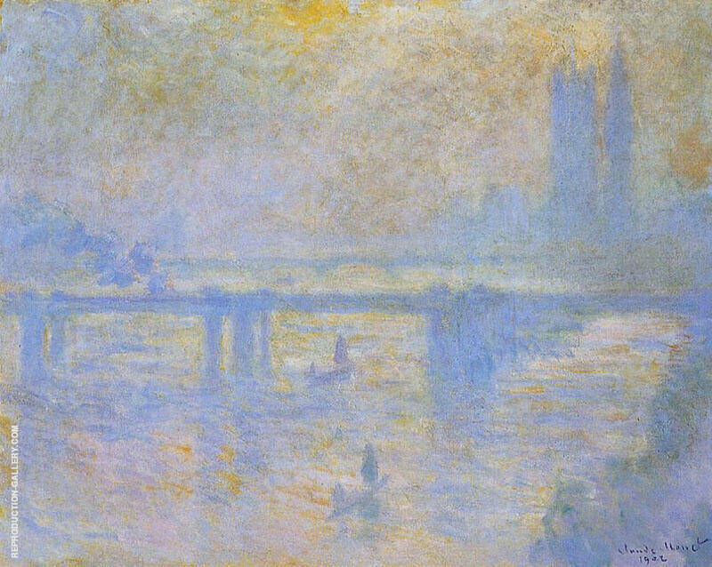Charing Cross Bridge c1899 by Claude Monet | Oil Painting Reproduction