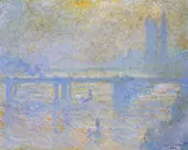 Charing Cross Bridge c1899 By Claude Monet